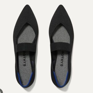 NEW Rothy’s Mary Jane Point Ballet Flats in Black size 9